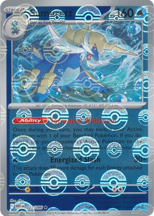 Samurott Card Front
