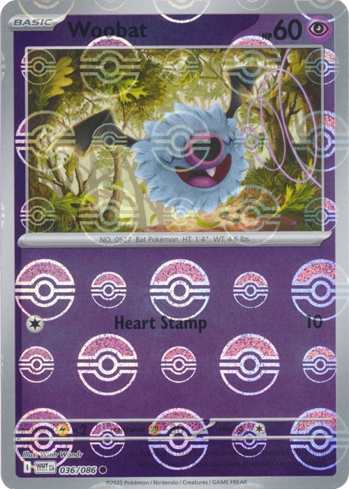 Woobat Card Front