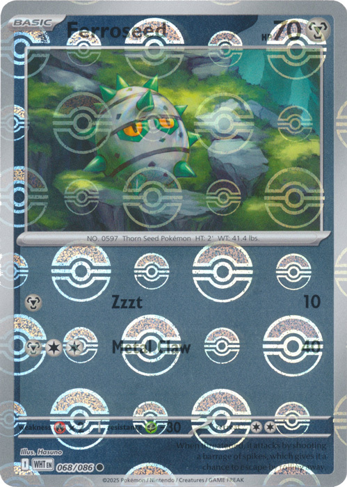 Ferroseed Card Front