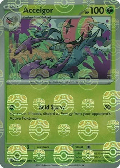 Accelgor Card Front