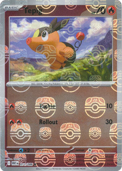 Tepig Card Front