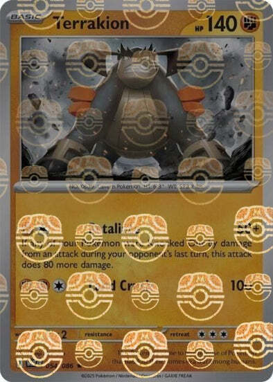 Terrakion Card Front