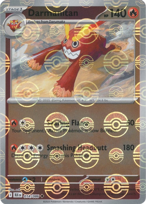 Darmanitan Card Front