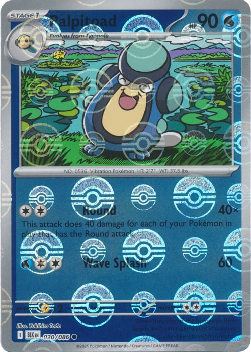 Palpitoad Card Front