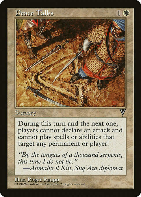 Peace Talks Card Front