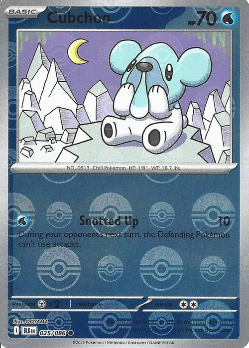 Cubchoo Card Front
