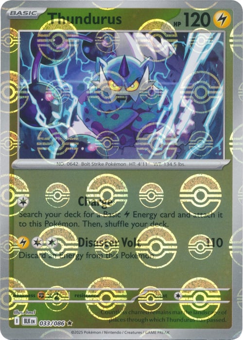 Thundurus Card Front