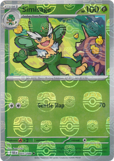 pokemon simisage card Simisage (13/147)