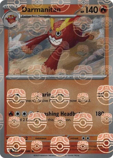 Darmanitan Card Front