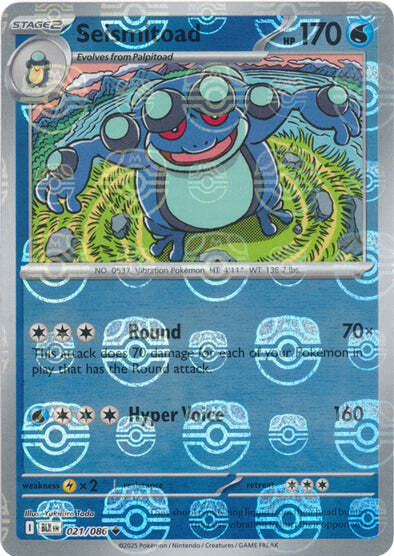 Seismitoad Card Front