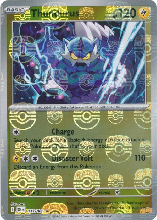 Thundurus Card Front