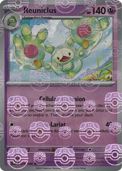 Reuniclus Card Front