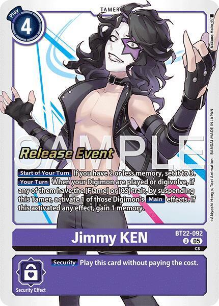 Jimmy KEN Card Front