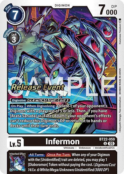 Infermon Card Front