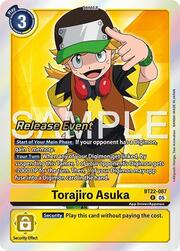 Torajiro Asuka · Pre-Release Stamped BT22-087