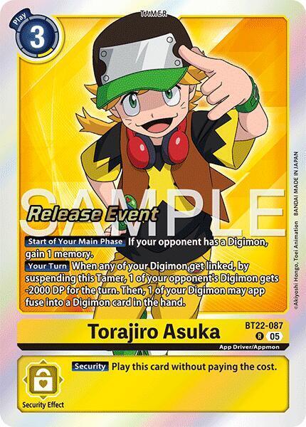 Torajiro Asuka Card Front
