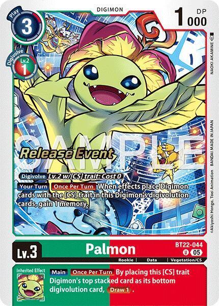 Palmon Card Front