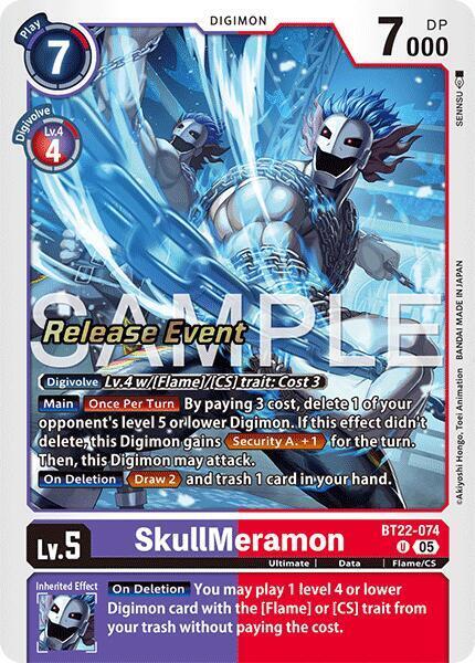 SkullMeramon Card Front