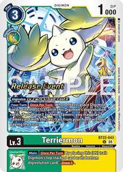 Terriermon · Pre-Release Stamped BT22-043