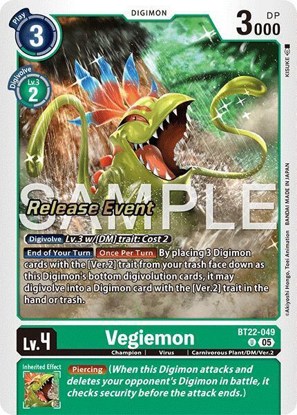 Vegiemon Card Front