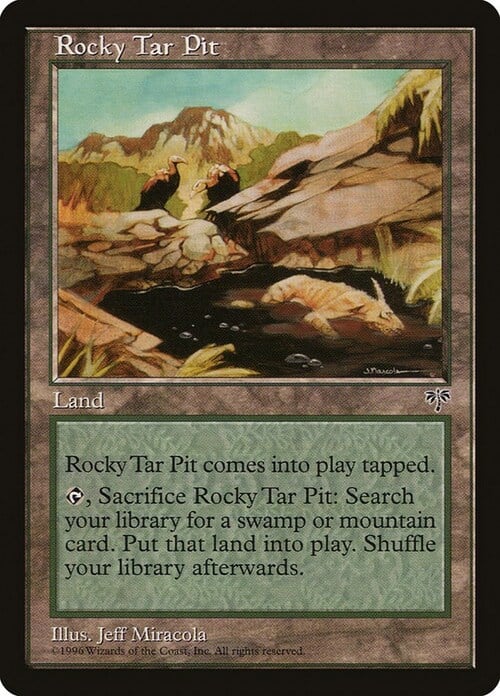 Rocky Tar Pit Card Front
