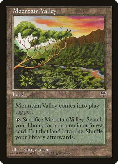 Mountain Valley Card Front