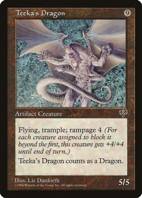 Teeka's Dragon Card Front