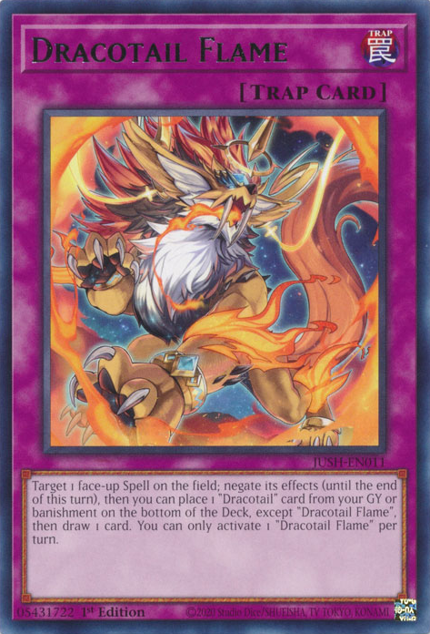 Dracotail Flame Card Front