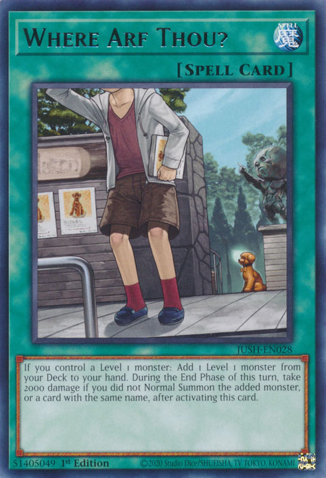 Where Arf Thou? Card Front