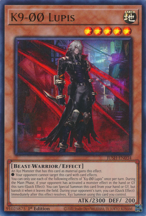 K9-ØØ Lupis Card Front