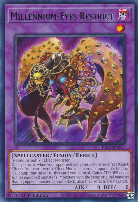 Millennium-Eyes Restrict Card Front
