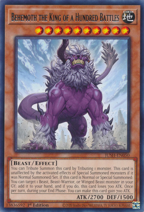 Behemoth the King of a Hundred Battles Card Front