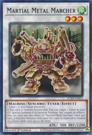 Martial Metal Marcher Card Front