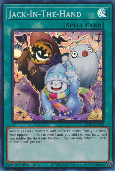 Jack-In-The-Hand Card Front