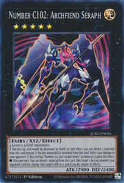 Number C102: Archfiend Seraph · Super Rare 056