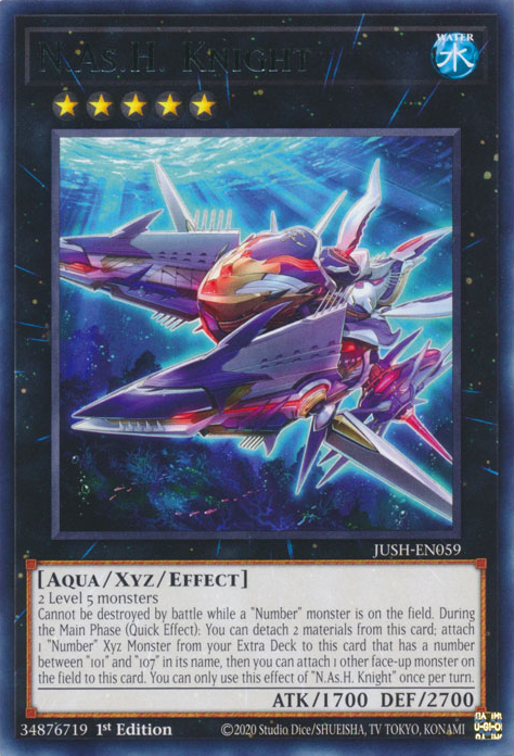 N.As.H. Knight Card Front