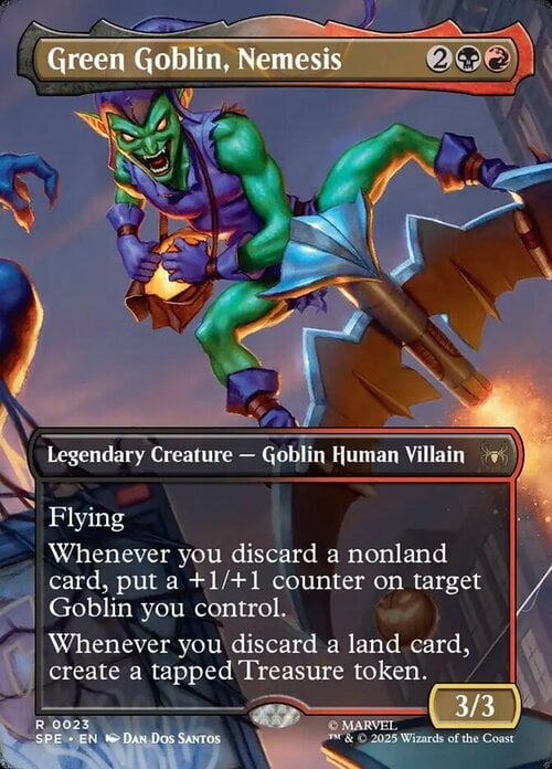 Green Goblin, Nemesis Card Front