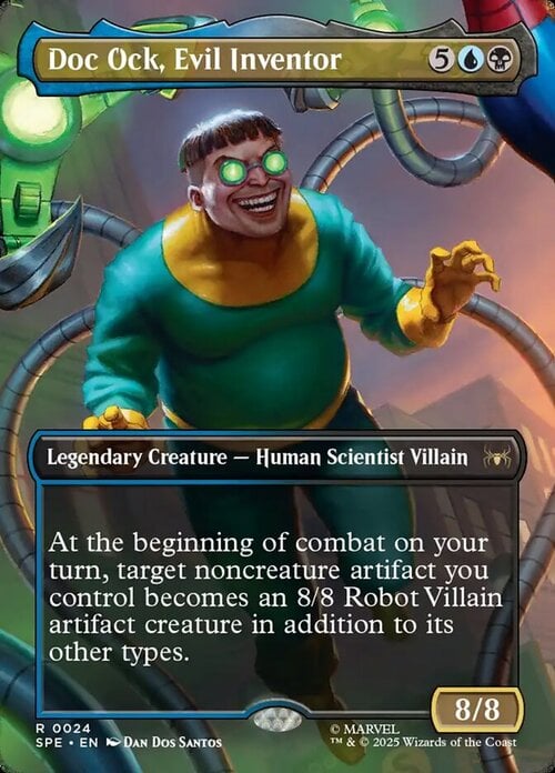 Doc Ock, Evil Inventor Card Front