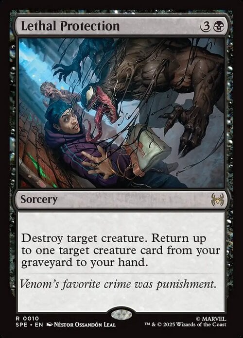 Lethal Protection Card Front