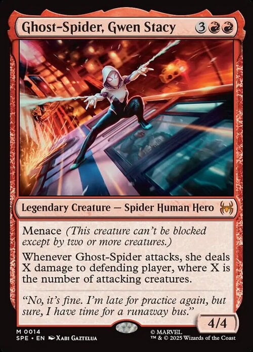 Ghost-Spider, Gwen Stacy Card Front