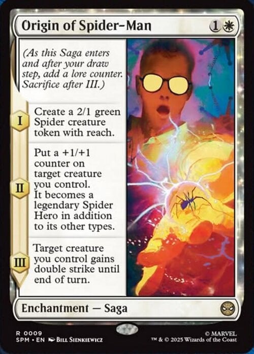 Origin of Spider-Man Card Front