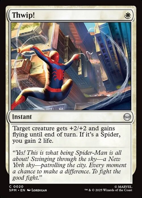 Thwip! Card Front