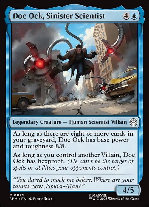 Doc Ock, Sinister Scientist Card Front