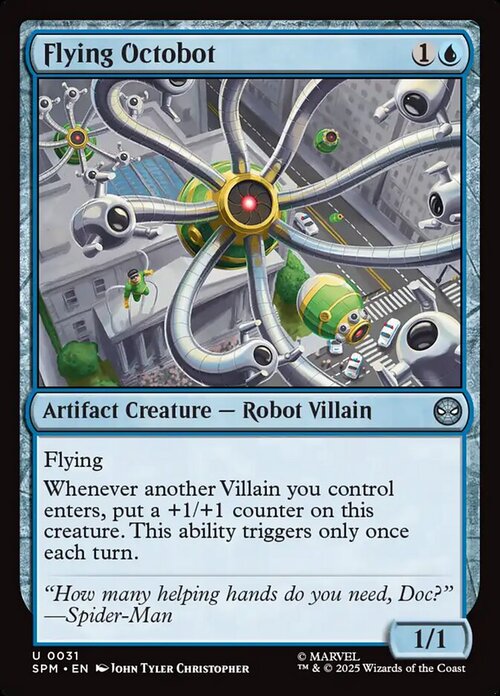 Flying Octobot Card Front