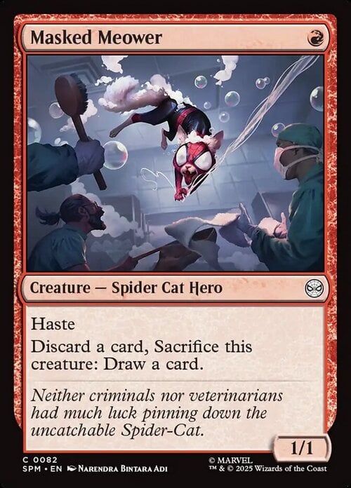 Masked Meower Card Front