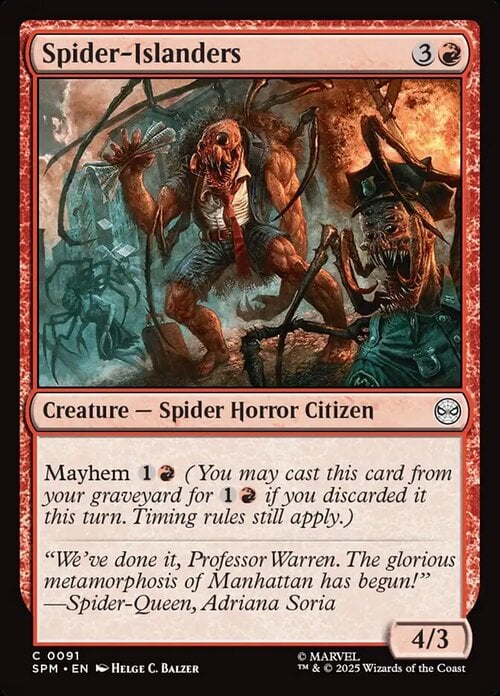 Spider-Islanders Card Front