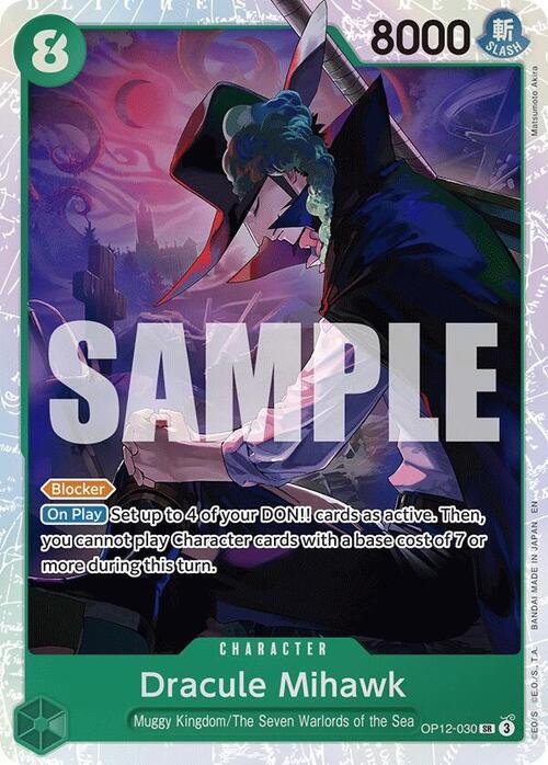 Dracule Mihawk Card Front
