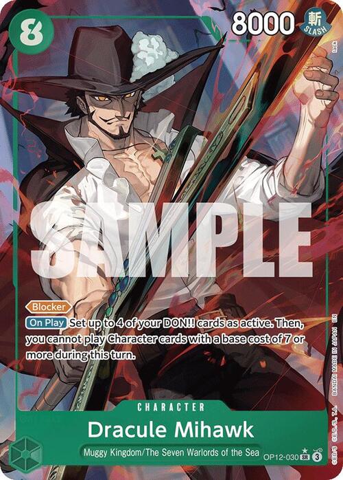 Dracule Mihawk Card Front
