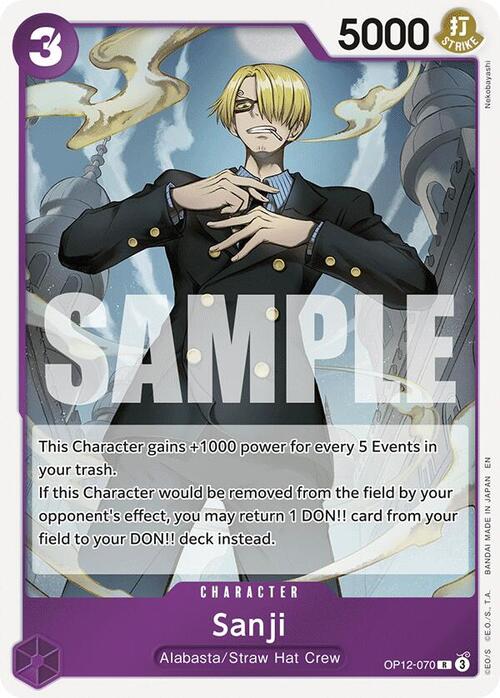 Sanji Card Front