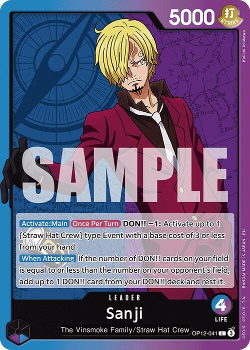 Sanji Card Front